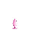 Glass Plug 25 Pink Glossy Toys