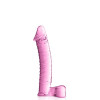 Glass Dildo 15 Pink Glossy Toys