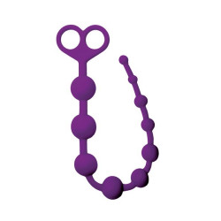 Chapelet anal violet silicone E3 Virgite Virgite